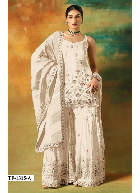 Tf 1315 A to D Fancy Georgette Surat Designer Salwar Suits Wholesale Market